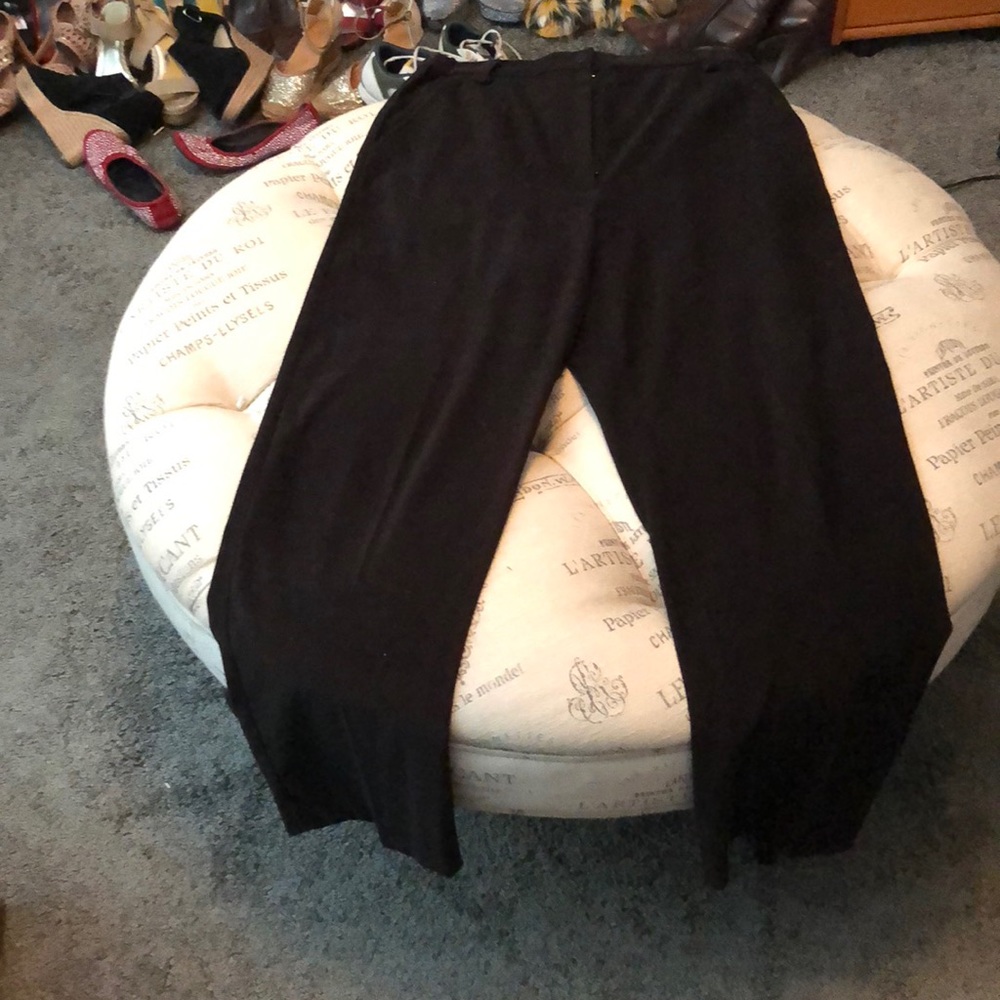 Coldwater Creek black pants size 12P - Picture 1 of 4